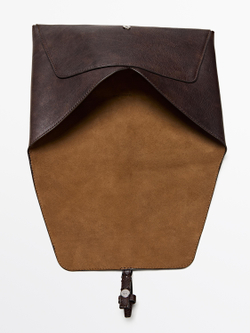 Massimo Dutti Чехол для iPad из кожи наппа, коричневый