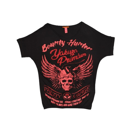 Футболка женская черная Yakuza Premium 3533-2