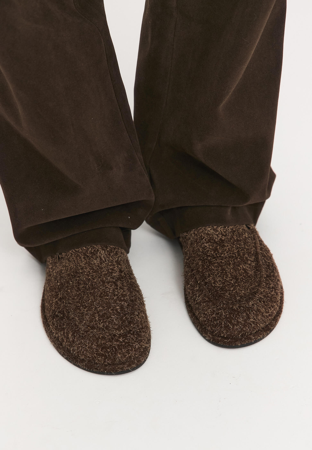 Лоферы // Ivana // Chocolate // Fluffy