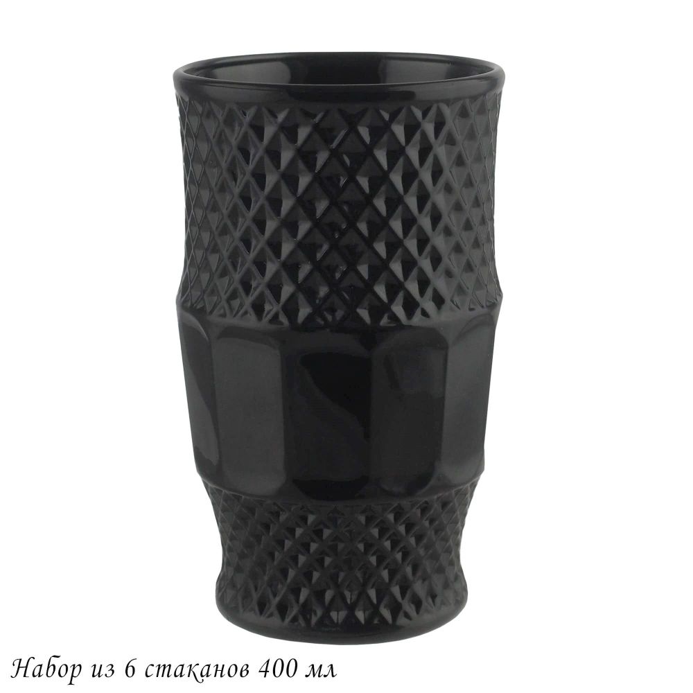 Lenardi 583-007 Набор из 6 стаканов 400 мл в под.уп.(х4)Стекло