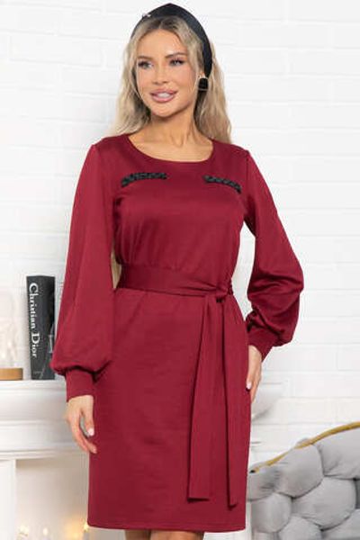 Платье Шарли (бордовое) П15012-18М LT Collection