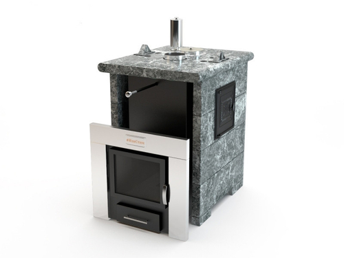 Банная печь ИзиСтим Анапа - М2 в трехстороннем кожухе