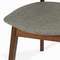 Стул Lolly, орех, серая обивка