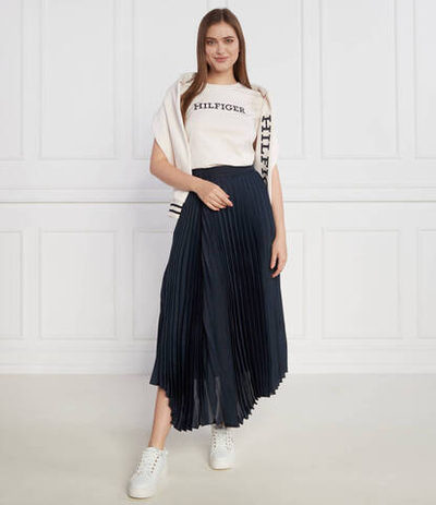 Футболка MONOTYPE PRINT C-NK SS Tommy Hilfiger - экрю(WW0WW38872)