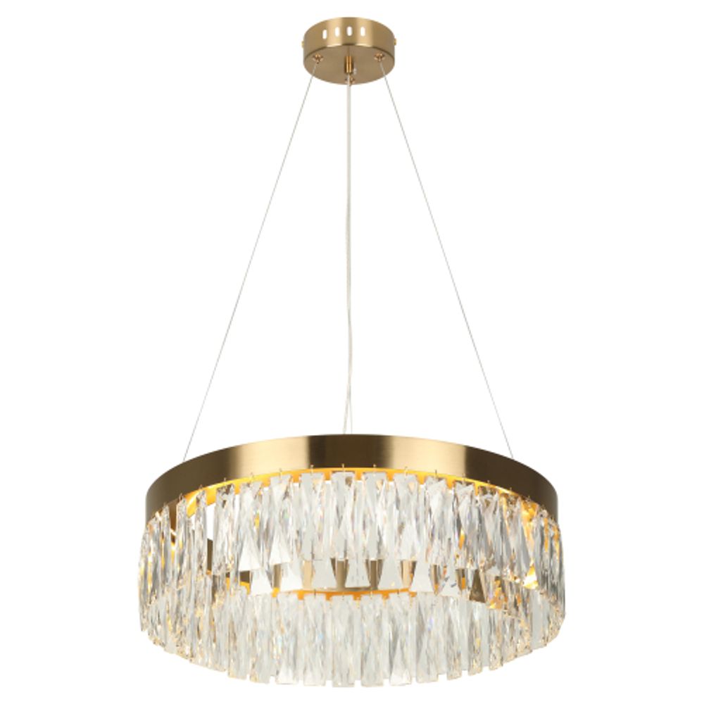 Люстра Rivoli Mary 6129-101 cветодиодная LED 28 Вт 3000 К хрусталь | Хрусталь