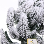 Венок хвойный «Заснеженный лес» d-40 см, литой ПВХ, белое напыление