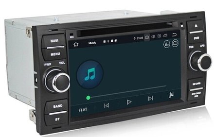 Магнитола для Ford Transit 6, C-Max, Kuga 1, Fusion и пр. - Carmedia MKD-7031B-P6 на Android 10, 6-ТУРБО ядер, 4ГБ-64ГБ