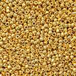 Японский бисер TOHO Round 15/0 (№PF557), непрозрачный глянцевый с металлическим блеском