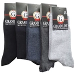 Носки мужские GRAND LINE (М-120), чёрный, р. 27