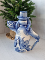 Кролик из Алисы фигурка гжель