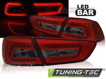 Задние фонари RED SMOKE LED BAR для Mitsubishi Lancer X