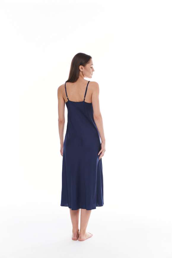 Сорочка из тенселя черничный