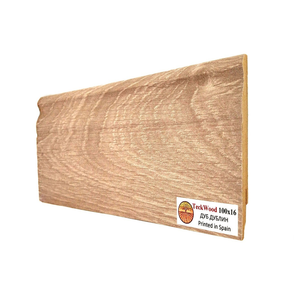 Плинтус Teckwood Дуб Дублин (Oak Dublin) 100х16
