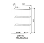 Лофт Бетон светлый ВП 600