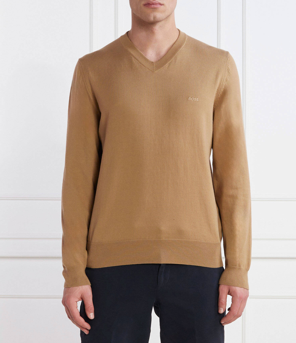 Свитер Pacello- BOSS BLACK - коричневый(50506042)