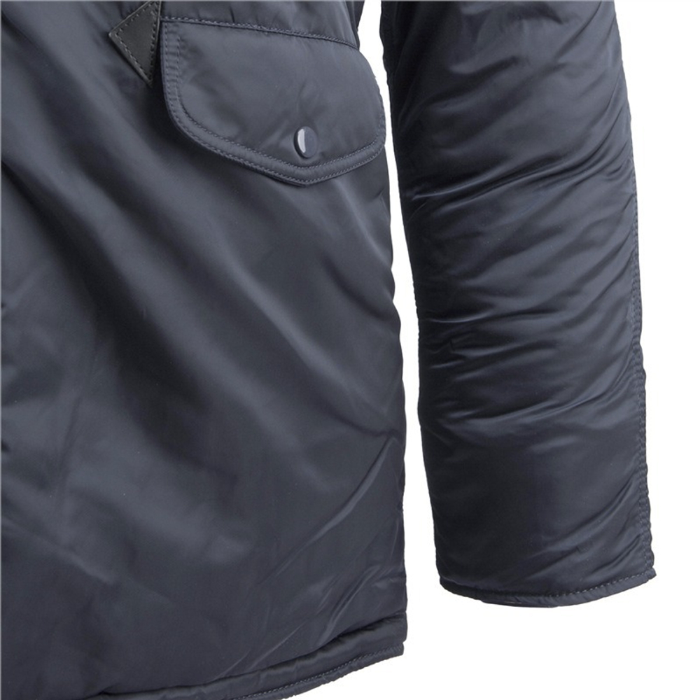 Куртка Аляска Alpha Slim Fit N-3B (стальной синий - steel blue)