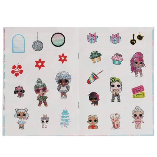 Активити А5 с многораз. наклейками. Лол. Модницы. 145х210 мм. 8 стр. Умка