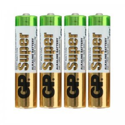 БАТАРЕЙКА GP MICRO SUPER ALKALINE 4 ШТ AAA