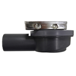 Душевой трап Loranto LIBRA 100x100 мм боковой сток, решетка из нержавеющей стали под плитку, гидрозатвор сухой (3065.0Y050K.10.1)