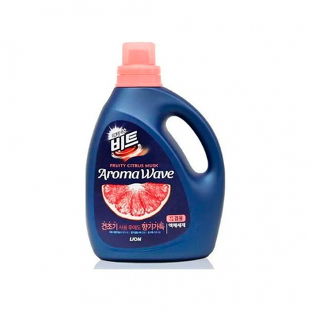 LION BEAT Aromawave Bottle(citrus) Концентрированное жидкое средство для стирки "AROMA WAVE" грейпфрут 3000мл