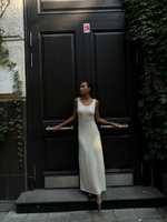 Платье MIU, молочный