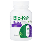 Bio-K+, дополнительная добавка с пробиотиком, для поддержки иммунитета с Wellmune®, 60 капсул