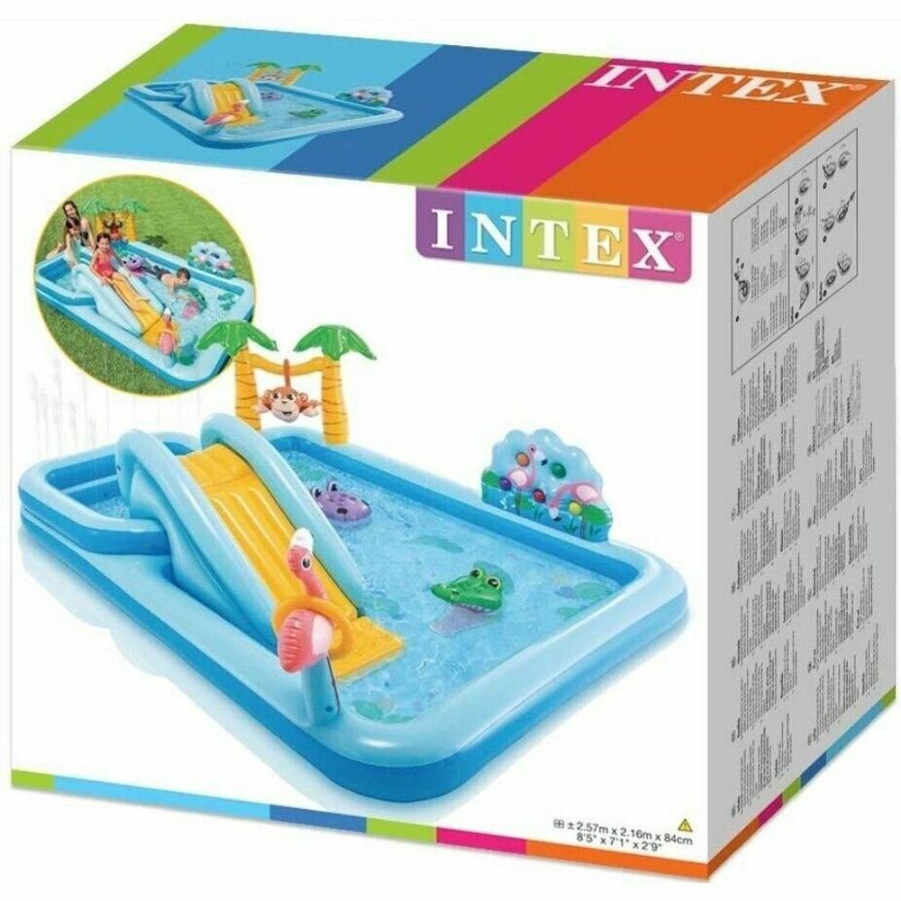 Игровой центр Приключения в джунглях, 244 х 198 х 71 см, от 2 лет, 57161NP INTEX