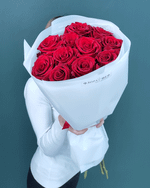 Роза красная Эквадор,11 штук(00079)