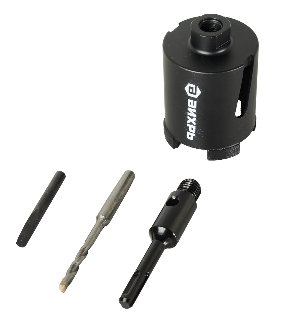 Коронка алмазная по бетону Вихрь 68 мм, SDS-Plus