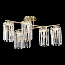 Citilux AXIS CL313263 Люстра хрустальная потолочная Бронза