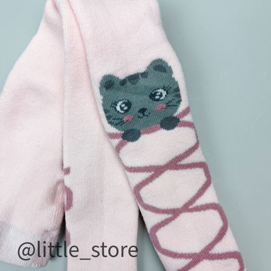 Колготки махровые Балеринка, Розовые