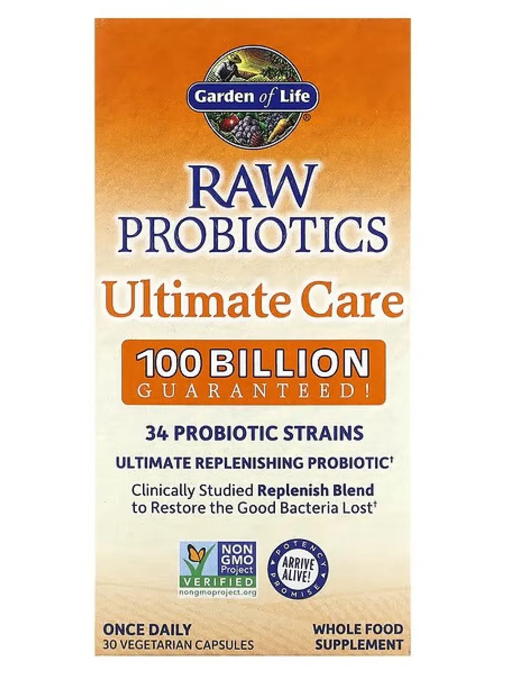 Dr. Formulated Пробиотик 100 млрд КОЕ 30 капсул