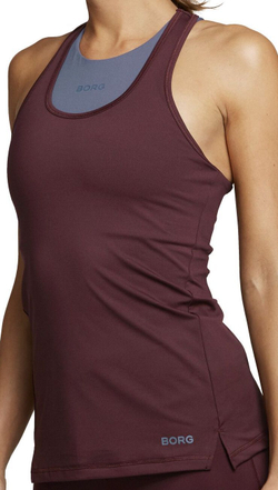 Женский топ теннисный Björn Borg Racerback Tank Cle W - winetasting