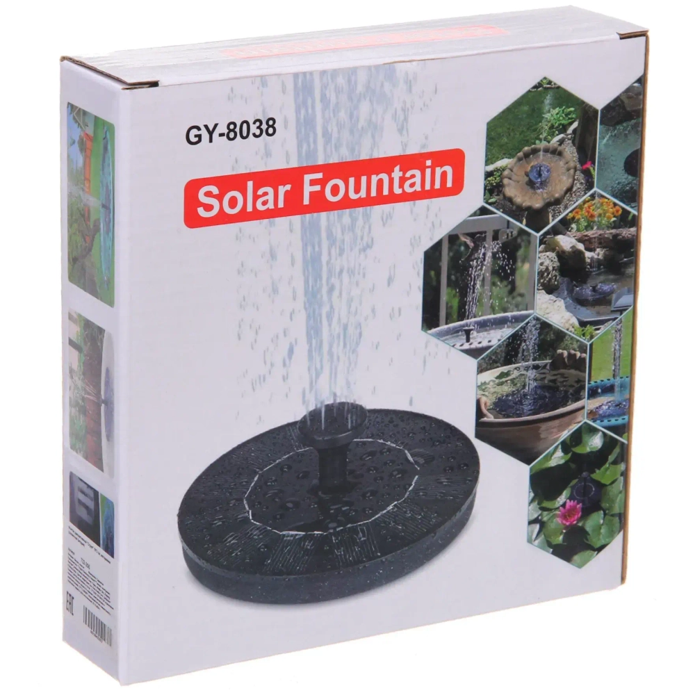 Фонтан декоративный «Струя» 16*3 см, авторежим (солнечная батарея)