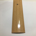 Порог-стык 30мм "Вега-Н" 1,8м Бук декор алюм.