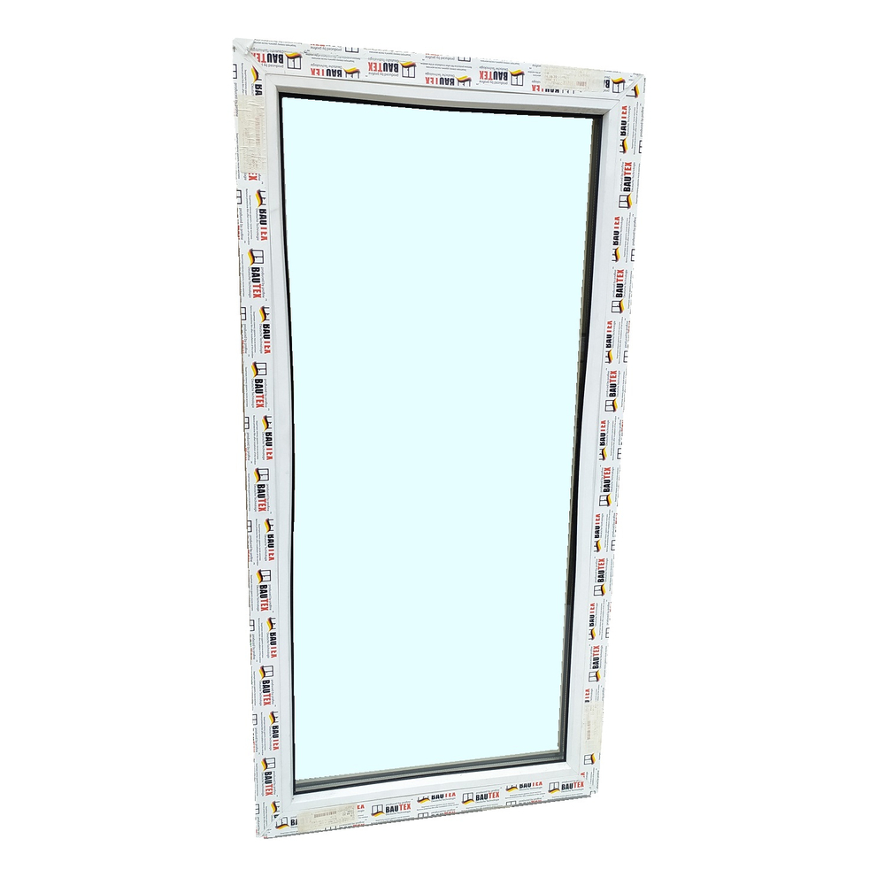 Пластиковое окно одностворчатое 58 мм 3 камеры 2 стекла