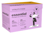 Виталити Фуд Эссеншл (Vitality Food) (14 пакетов) Совершенная система питания, обеспечивающая организм полным набором необходимых веществ, замена приема пищи