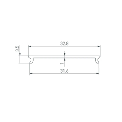 Экран STRETCH-S-35-CEIL-CENTER-10m OPAL (GAMMA35) (Arlight, -) 046819