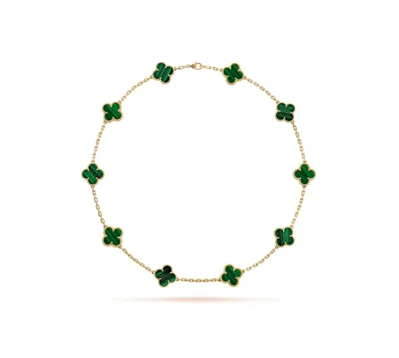 Винтажное колье Van Cleef & Arpels Alhambra, 10 мотивов