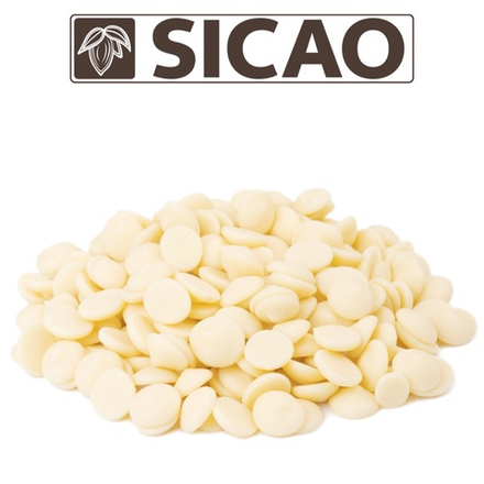 Шоколад белый 27% «SICAO» 1 кг