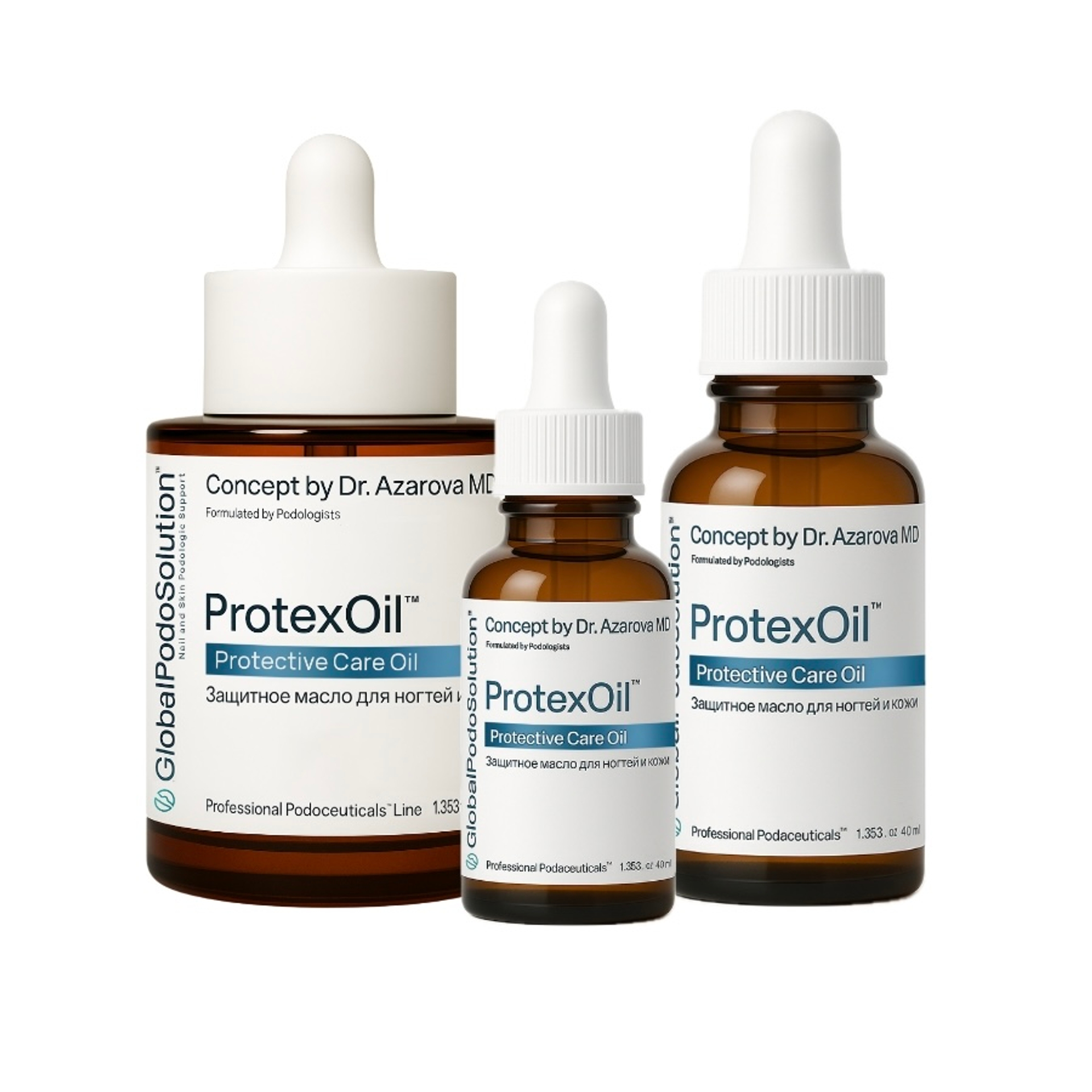 ProtexOil™ПротексОил - натуральное полиактивное защитное масло для ногтей и кожи, 15, 30, 40 мл