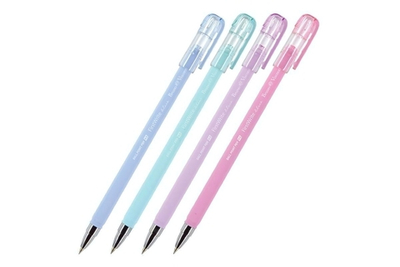 Ручка шариковая 0.5 мм, синяя "FirstWrite. Zefir", 4 цв. корпуса (Bruno Visconti)