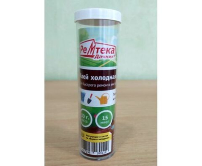 Клей Ремтека д/сантехники 45гр (холодная сварка), арт.РК-0103