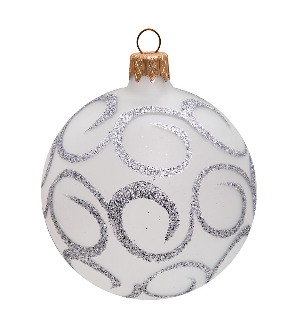 Элита НФШ-1270 Набор ел.украшений Шар 2шт «Снежная королева» 80 мм