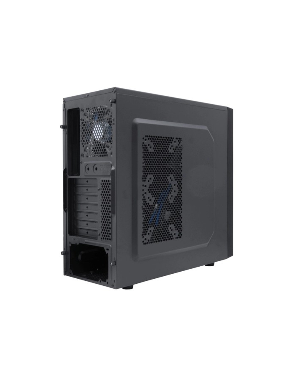 Корпус для компьютера Deepcool TESSERACT BF, ATX, Black-Blue, без БП[DP-CCATX-TSRBFBK]