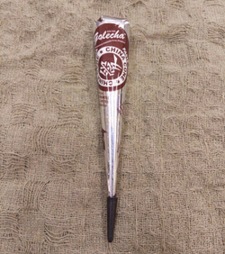 Golecha. Хна мягкий конус коричневая жидкая для биотату