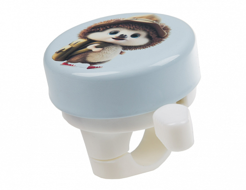 Звонок 23-45S-36 сталь/пластик, бело-голубой диаметр 54мм