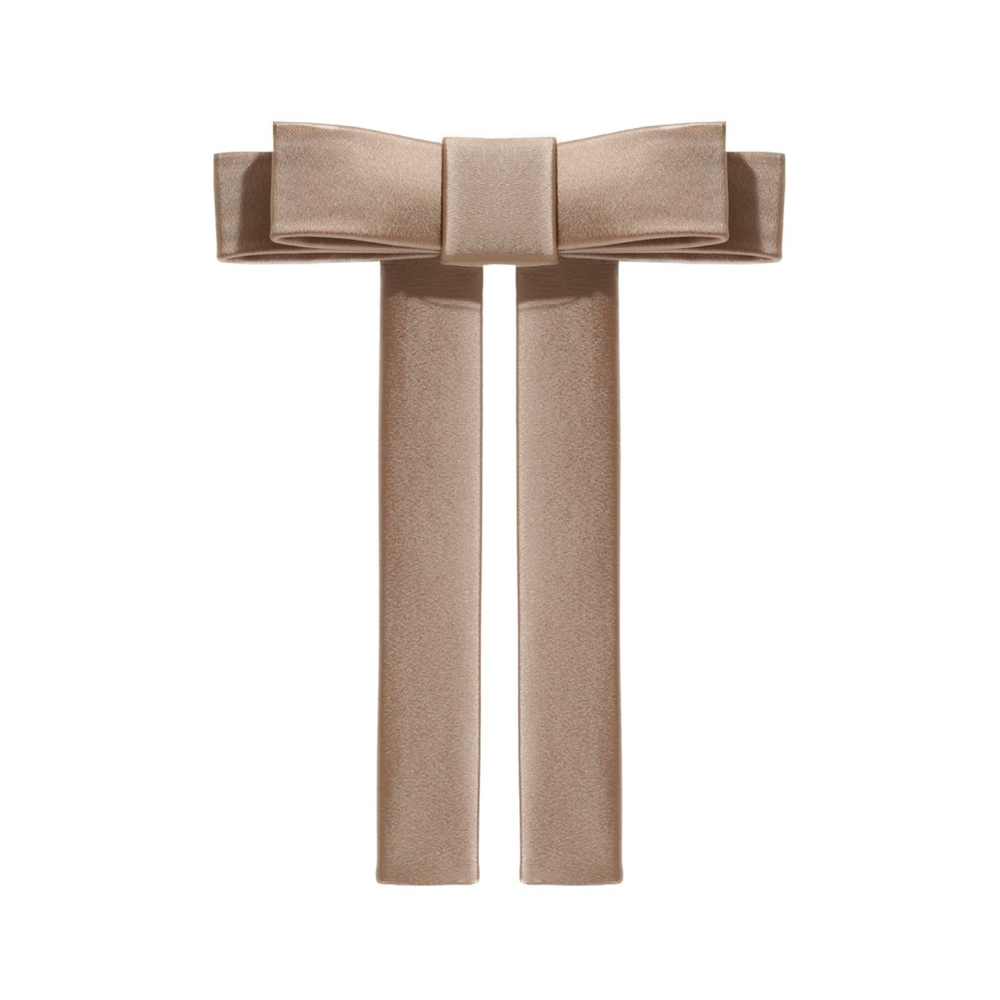 Бант "Мэри" бежевый