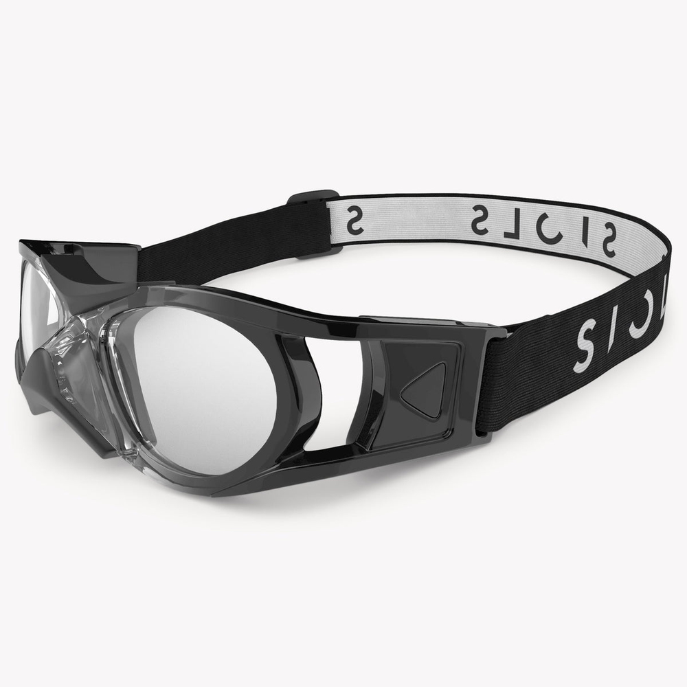 Спортивные очки с диоптриями детские Siols / Indoor Kids / Crystal Black / Small 6-10 лет