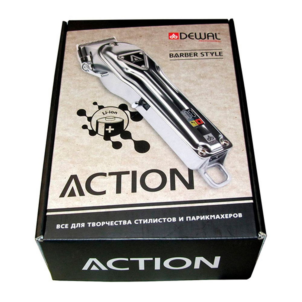 Аккумуляторно-сетевая машинка для стрижки волос Dewal Action